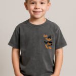 تيشرت فوشيا / دارك جراي