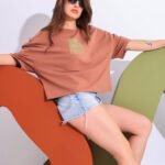 T-shirt | Cashmere / white / navy