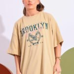 T-shirt | Beige/ Fuchsia / Mint Green