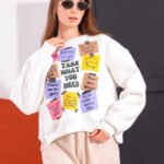 تيشرت اسود / اكوا /اوف وايت