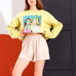 Sweatshirt | Black/Cashmere/Canary Yellow