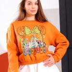 تيشيرت اورنج / اخضر / بيبى بلو