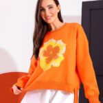 تيشرت اسود / اورنج / بيبي بلو