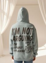 ⁦سويت شيرت حريمي كابيشو sw46⁩ - الصورة ⁦4⁩