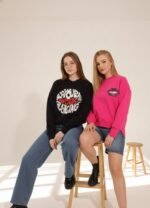 سويت شيرت حريمي راوندSW84 - Image 2