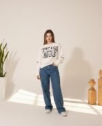 سويت شيرت حريمي راوند SW87 - Image 4